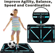 ⚽Soccer Train Mat for All Levels Non-Slip Silent