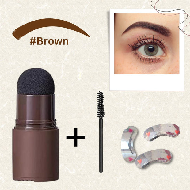 Black & Brown Hair Coloring Sponge with😍 Eyebrow Shaper & Brush Free 😍 | 🔥 BUY 1 GET 1 FREE 🔥