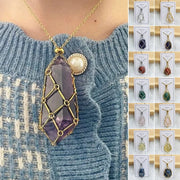 🎅2023 Pre-Xmas Sale🎄Crystal Stone Holder Necklace