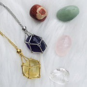 🎅2024 Pre-Xmas Sale🎄Crystal Stone Holder Necklace