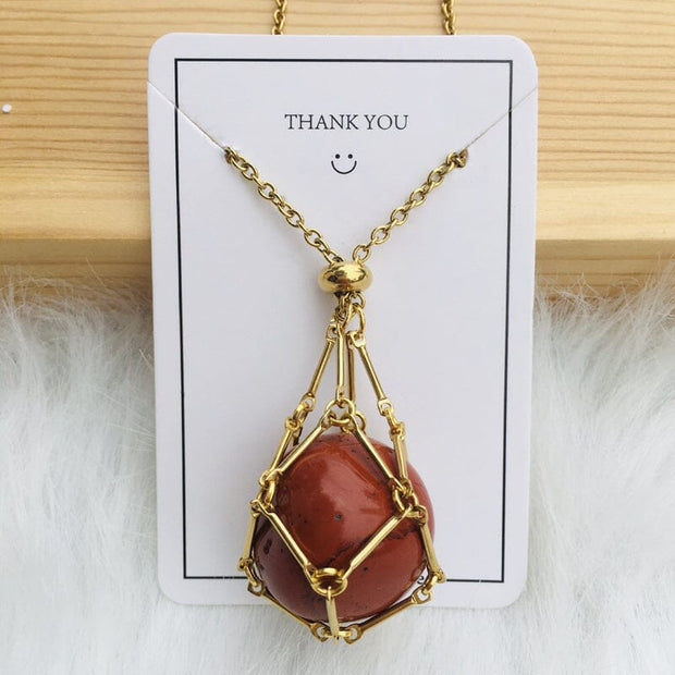 🎅2023 Pre-Xmas Sale🎄Crystal Stone Holder Necklace