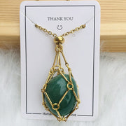 🎅2024 Pre-Xmas Sale🎄Crystal Stone Holder Necklace