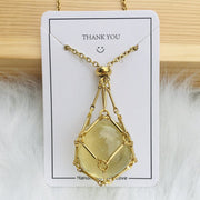 🎅2023 Pre-Xmas Sale🎄Crystal Stone Holder Necklace