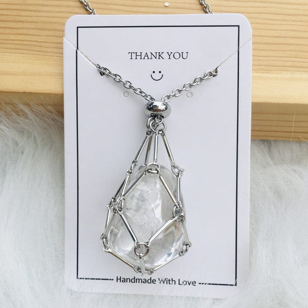 🎅2023 Pre-Xmas Sale🎄Crystal Stone Holder Necklace