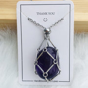 🎅2024 Pre-Xmas Sale🎄Crystal Stone Holder Necklace