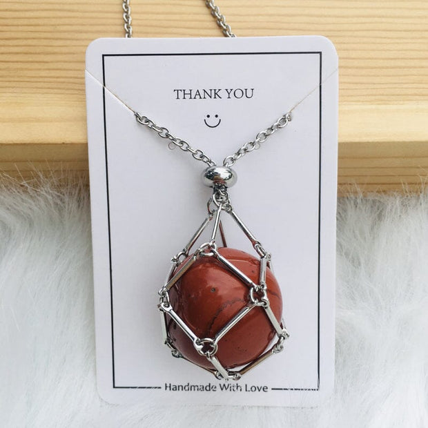 🎅2023 Pre-Xmas Sale🎄Crystal Stone Holder Necklace