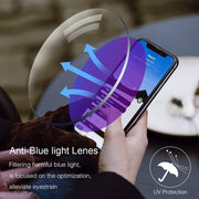 Sapphire high hardness anti-blue progressive Far And Near Dual-Use Reading Glasses