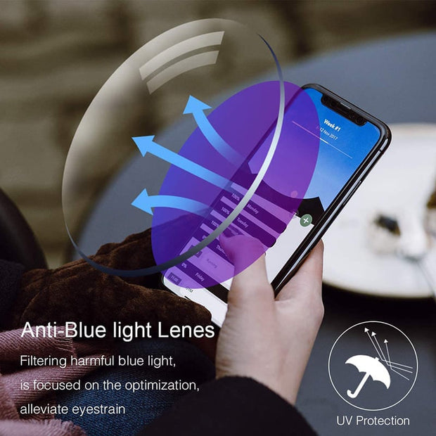 Sapphire high hardness anti-blue progressive Far And Near Dual-Use Reading Glasses