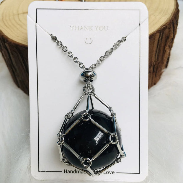 🎅2023 Pre-Xmas Sale🎄Crystal Stone Holder Necklace