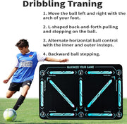 ⚽Soccer Train Mat for All Levels Non-Slip Silent